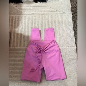 Pink High-Waisted Leggings